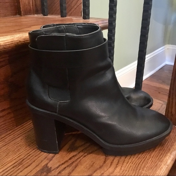 Pull & Bear platform heeled zippered boots eu 40 - Picture 8 of 10